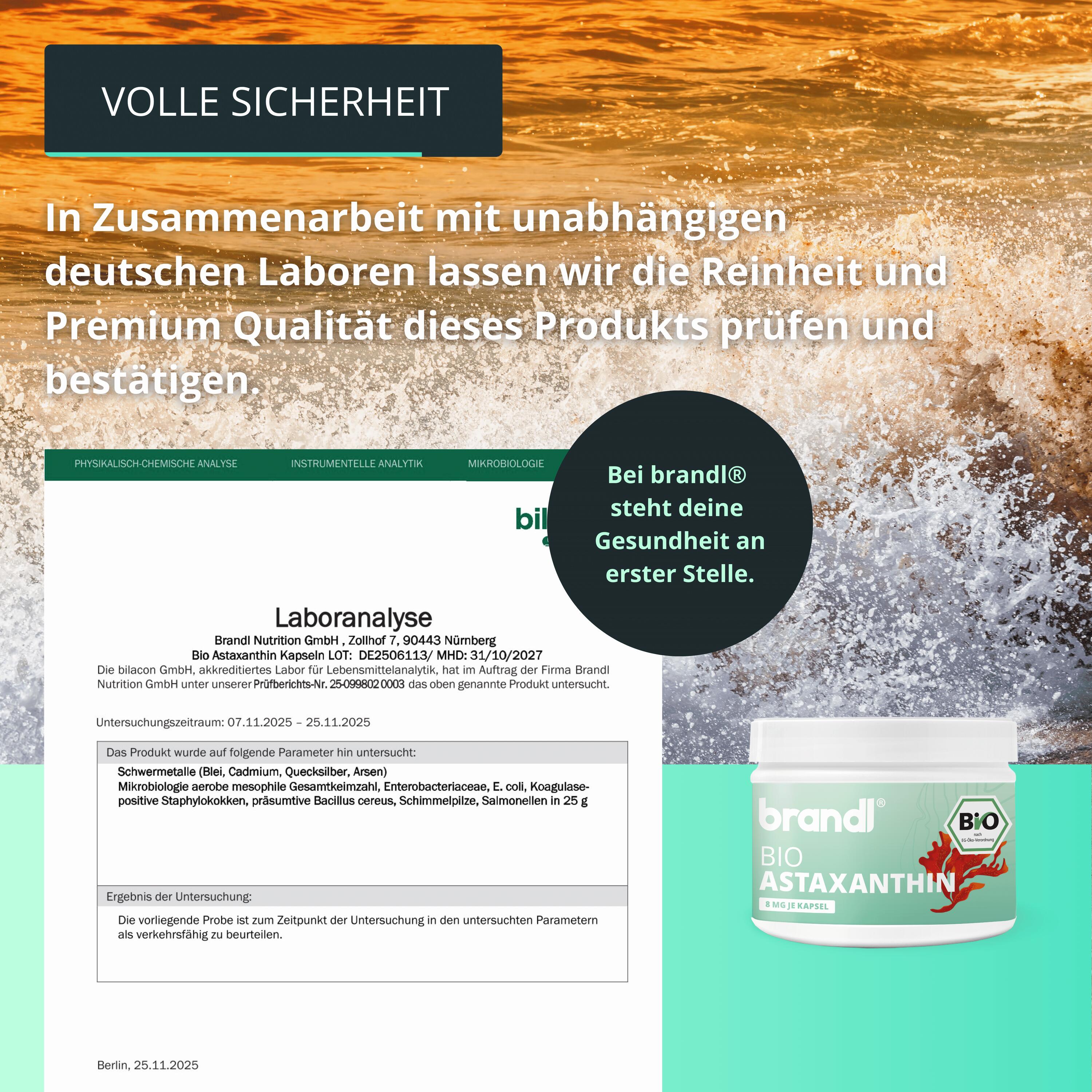 brandl® Bio Astaxanthin hochdosiert mit Antioxidantien 6/6