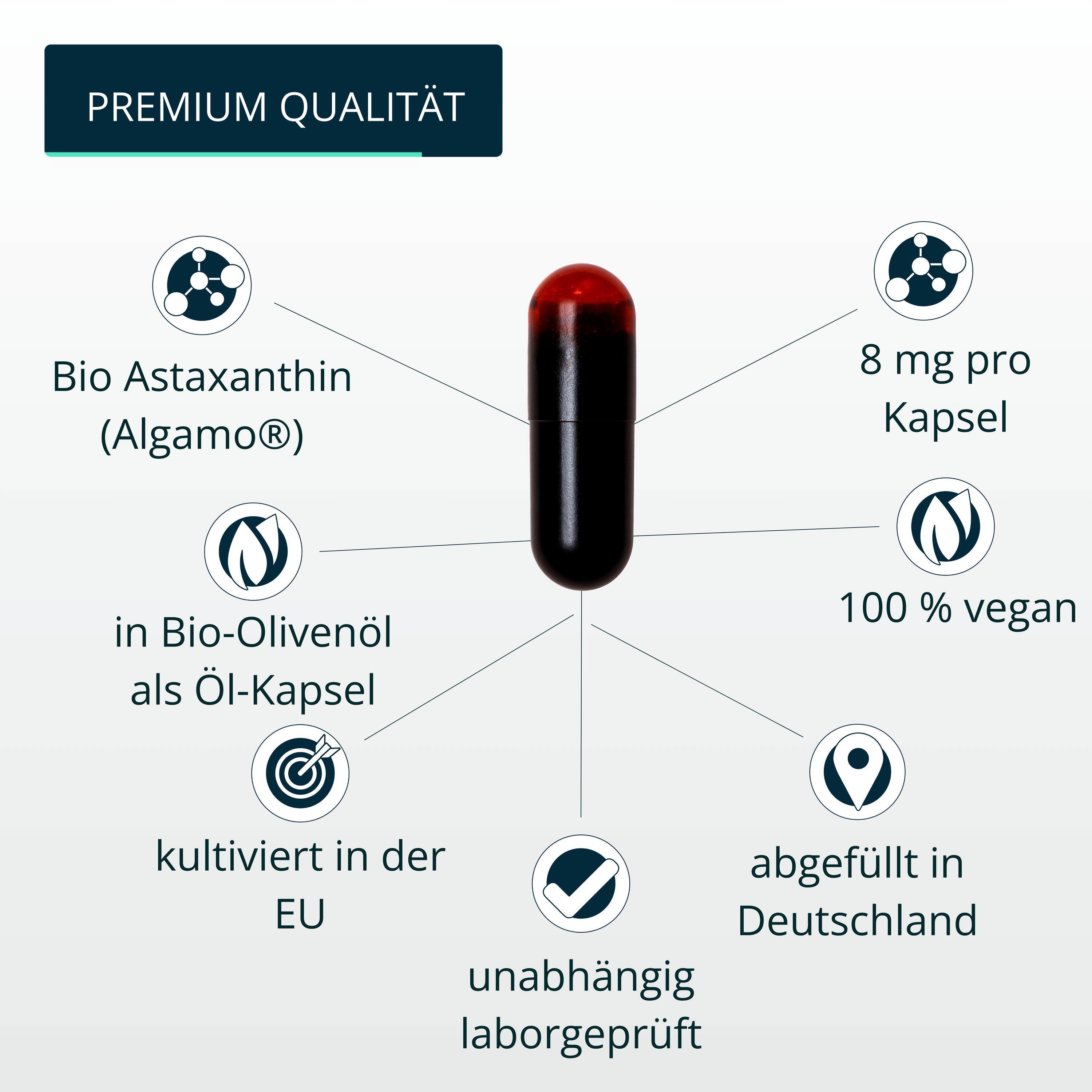 brandl® Bio Astaxanthin hochdosiert mit Antioxidantien 4/6