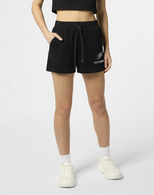 Ribbed loose fit shorts scratch