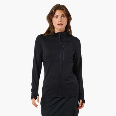 Dames hiking fleece lange mouw full-zip trondheim midlayer full zip