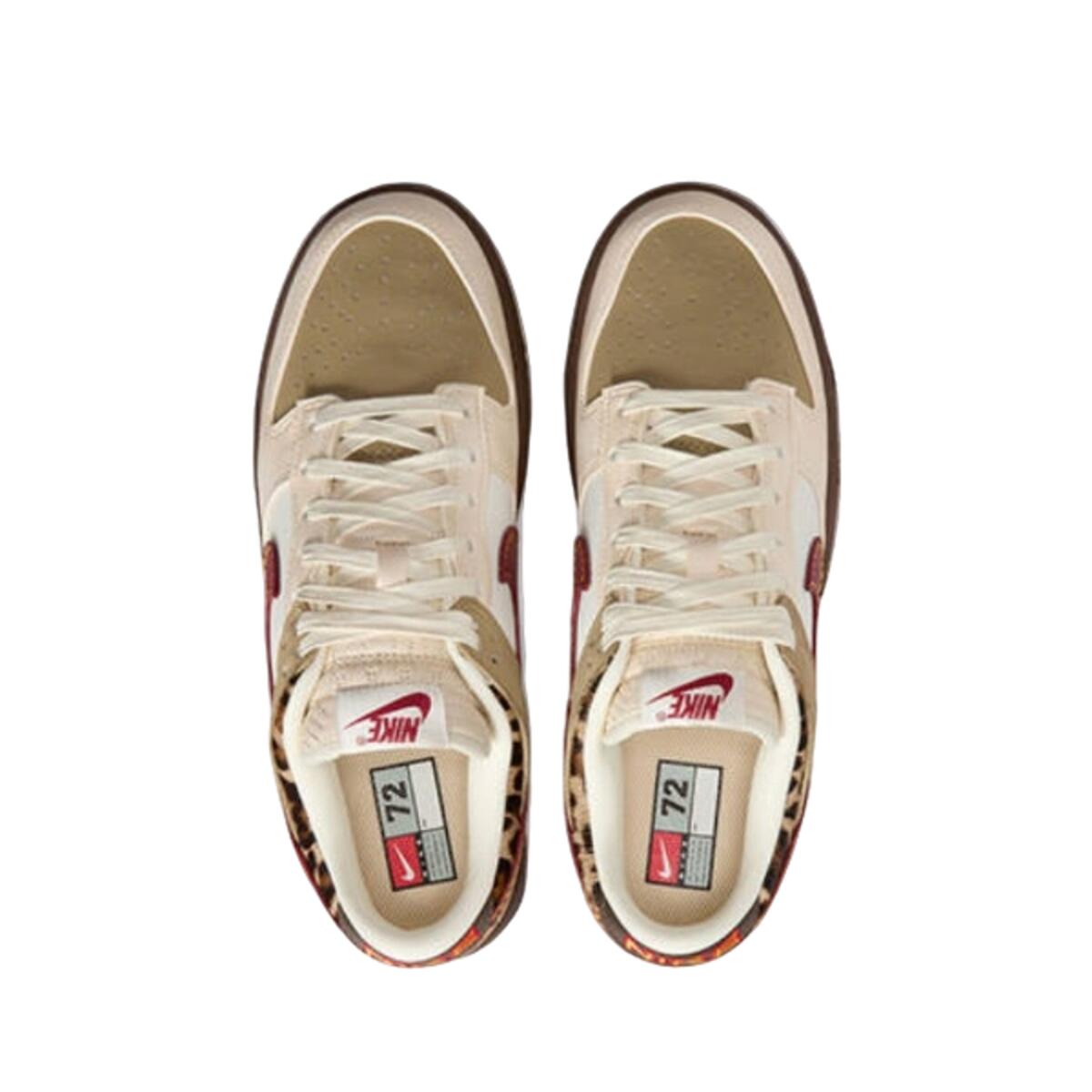 Chaussures  Dunk Low Retro Khaki Team Red Pearl White 3/4