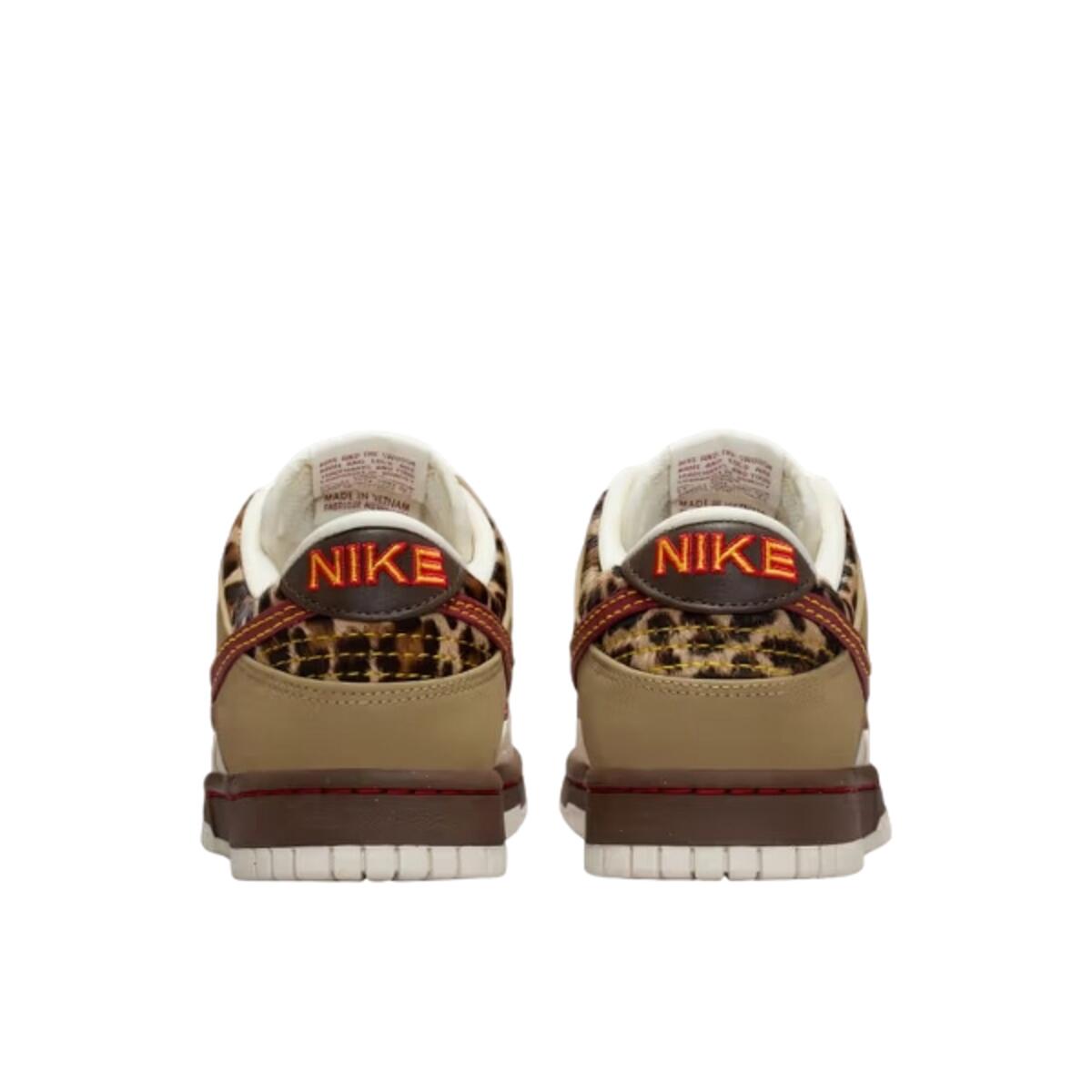Chaussures  Dunk Low Retro Khaki Team Red Pearl White 4/4