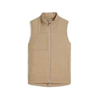Gilet da golf trapuntato Puma Kyley da donna beige