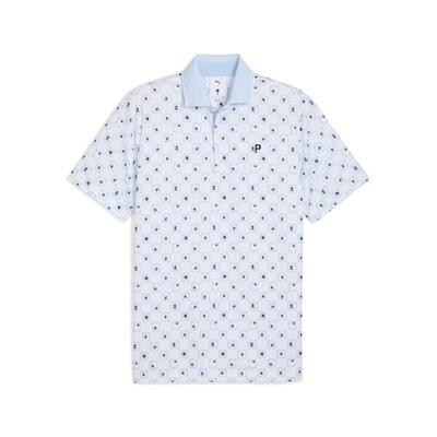 Polo da golf Puma X PTC Micro da uomo blu