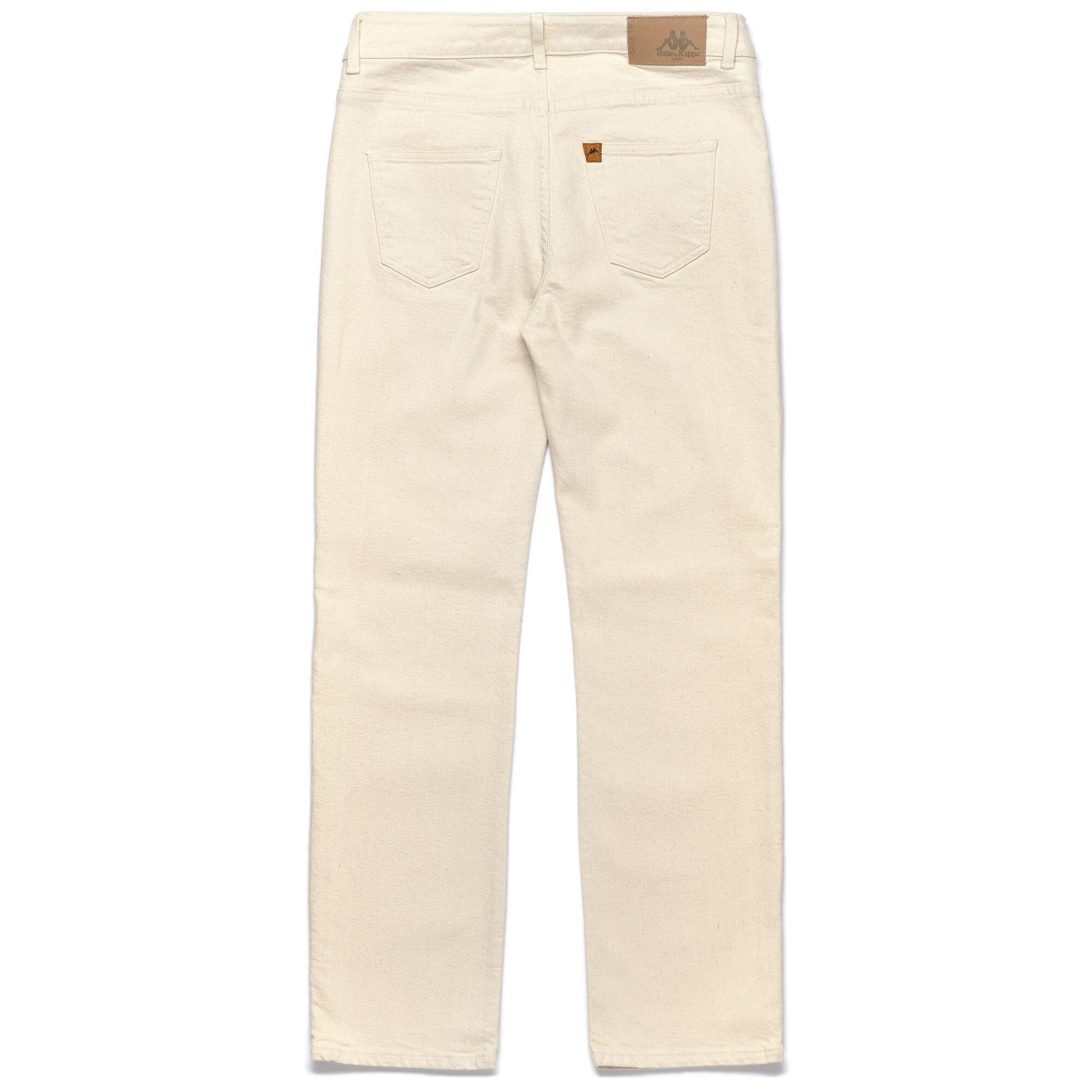 Pantaloni da donna in cotone beige da jeans 2/2