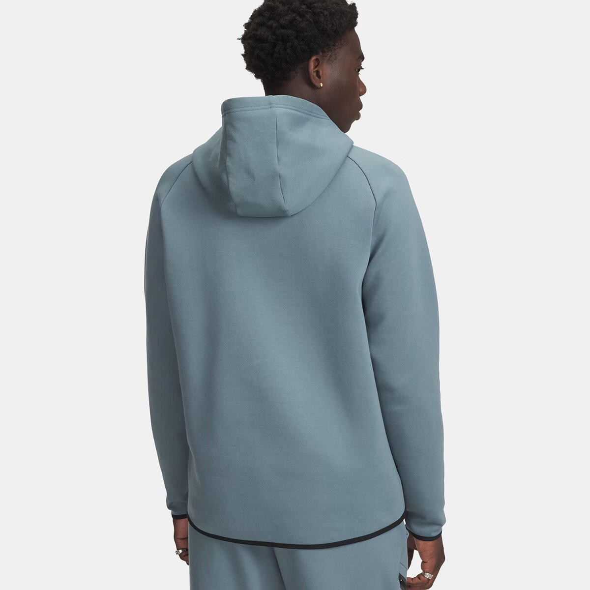 Sweat à capuche UA Unstoppable Fleece pour homme Jasper bleu 2/3
