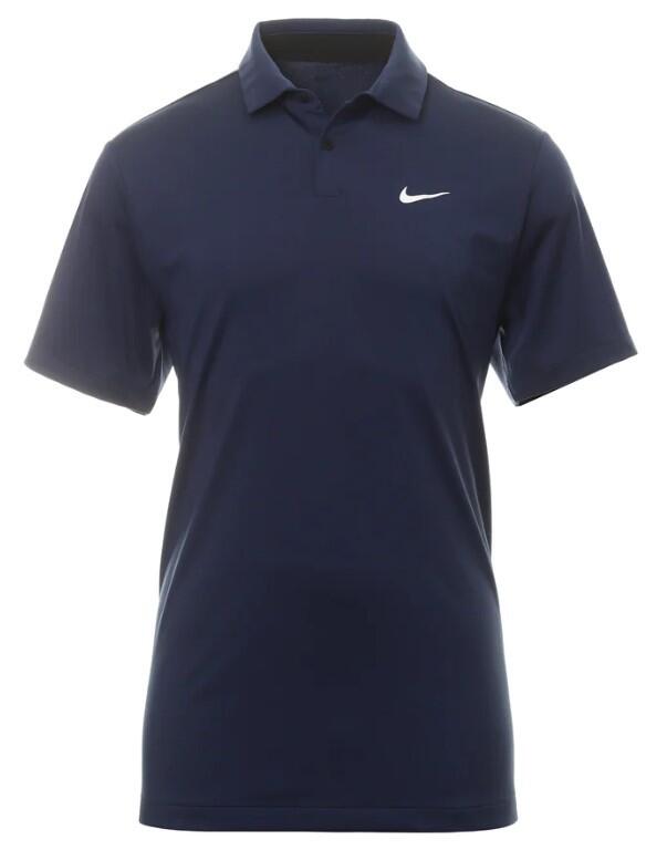 NIKE Nike Dri-Fit Tour Solid Herren Golfpolo Marineblau