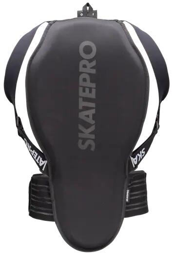 SkatePro Velcro Rückenprotektor - L - Schwarz 1/1