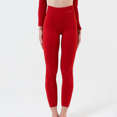 Leggings donna vita alta push up senza cuciture allenamento e tempo libero Menta