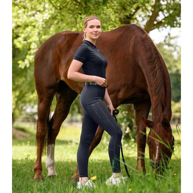Malla de equitación de agarre total para niña ELT Ella Glam 4/4