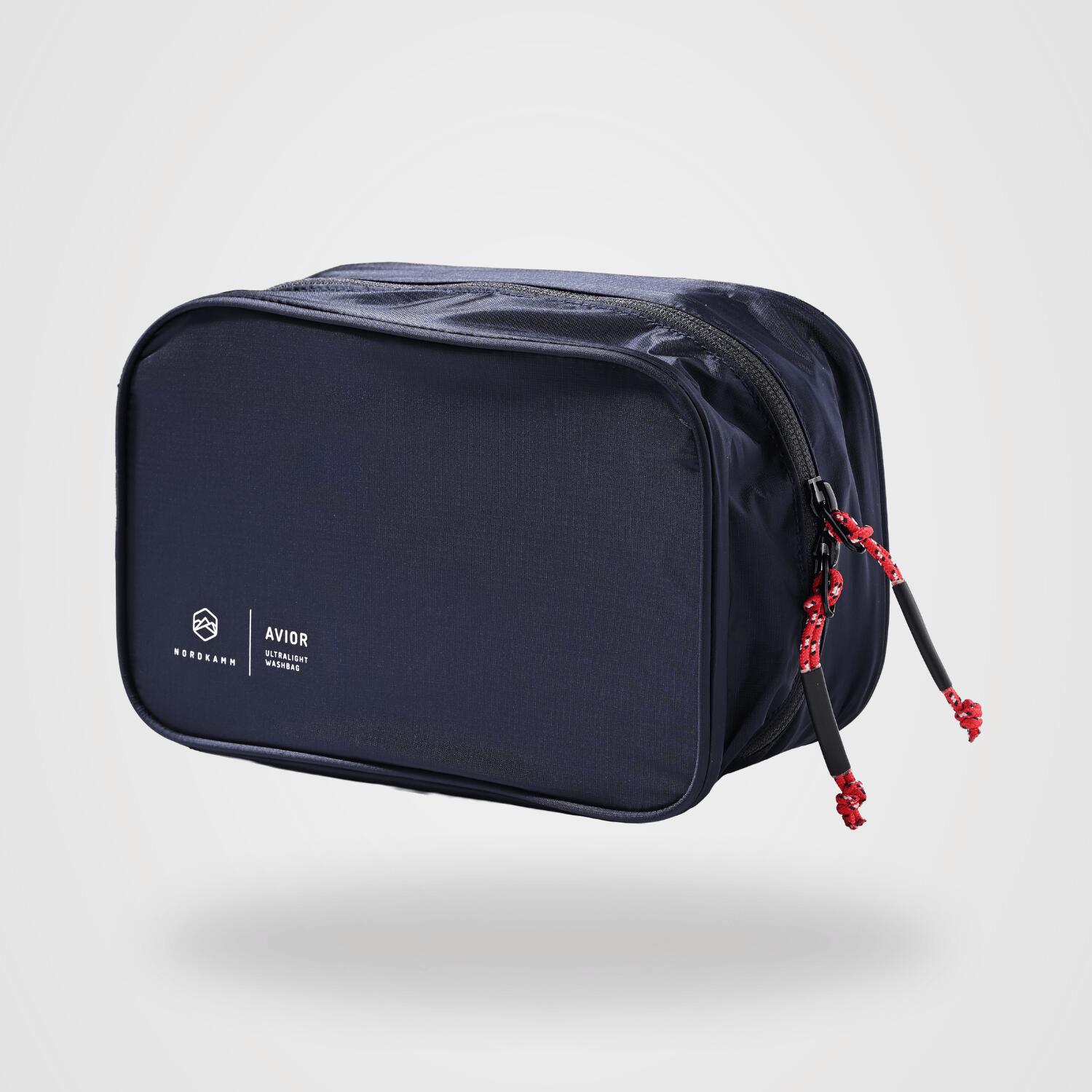 Trousse da toilette AVIOR da appendere, ultraleggera, blu 3/7