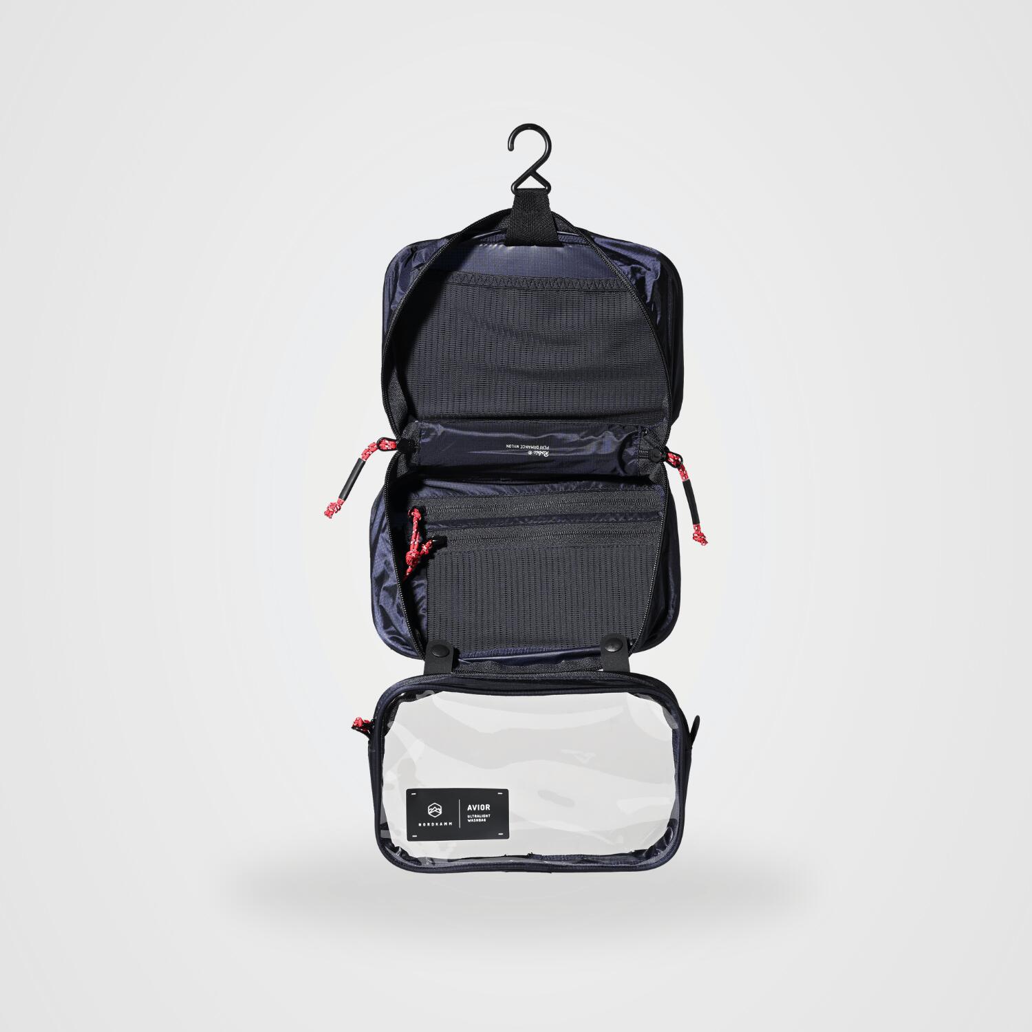 Trousse da toilette AVIOR da appendere, ultraleggera, blu 5/7