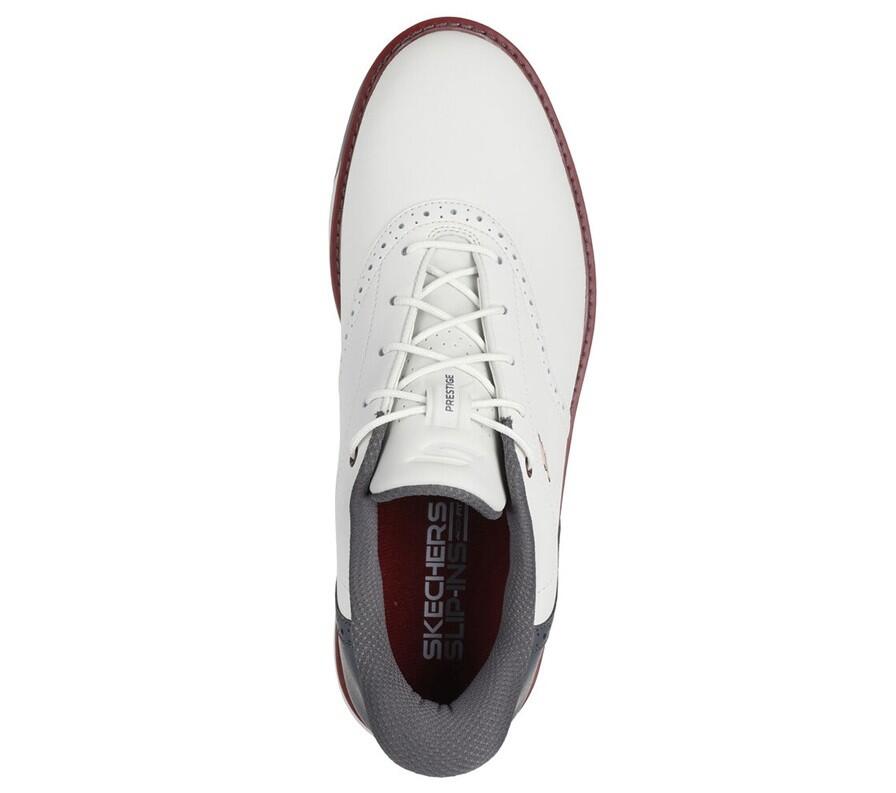 Scarpe da golf slip-on da uomo Skechers Go Golf Prestige, grigie 2/3