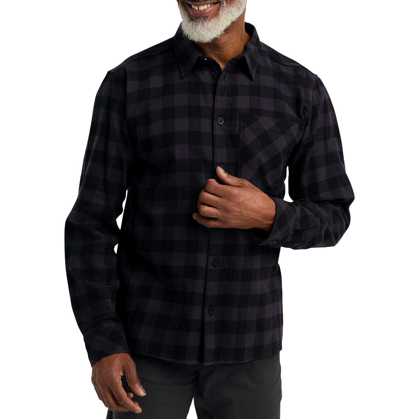 Hemd weich bequem pflegeleicht Herren - Lite Flannel Shirt M 2/5