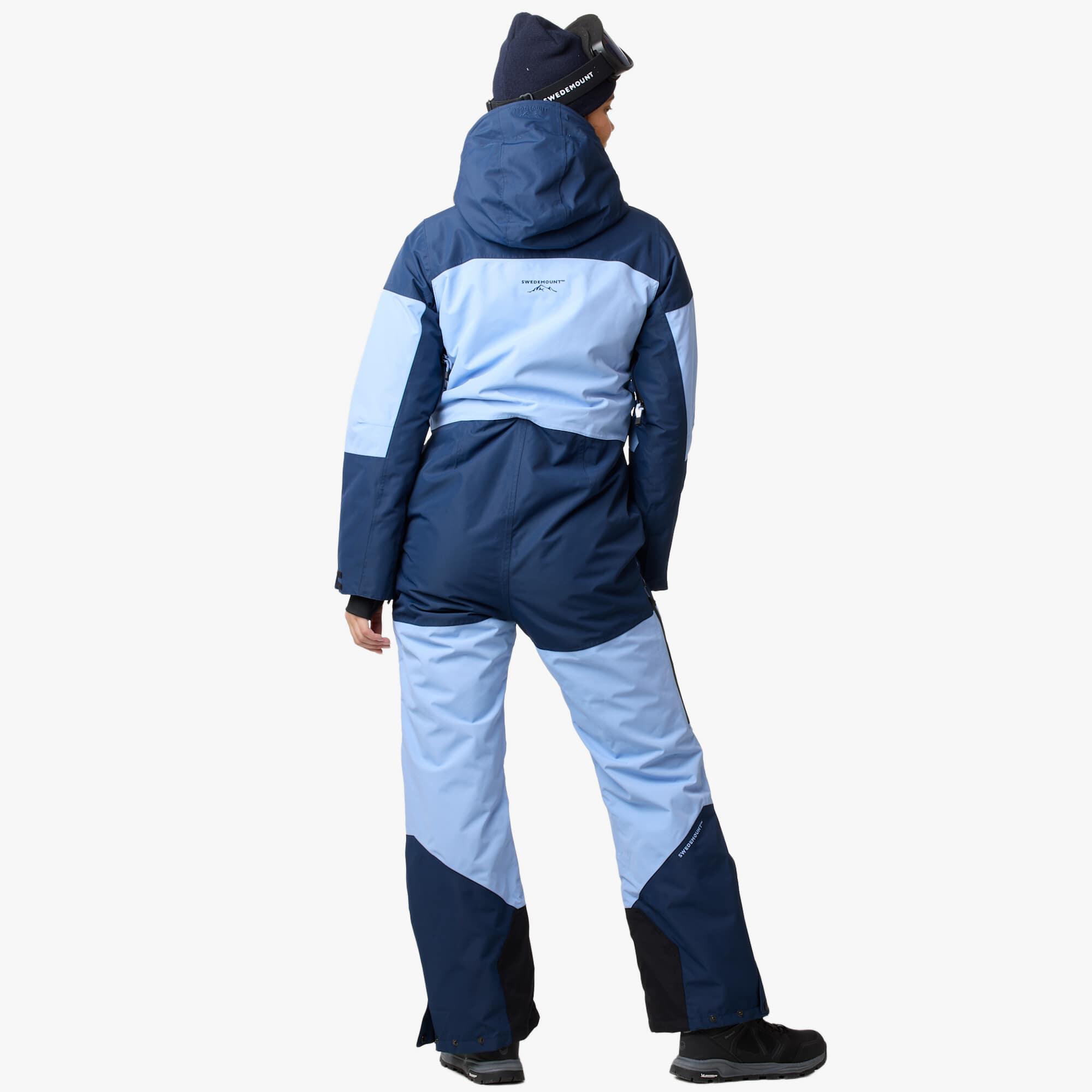 Women skiing winter overall waterproof windproof breathable freeride skisuit 2/7