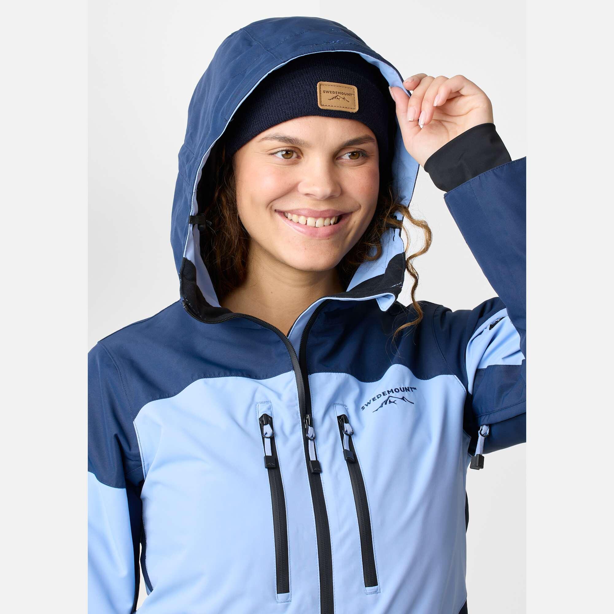 Women skiing winter overall waterproof windproof breathable freeride skisuit 5/7
