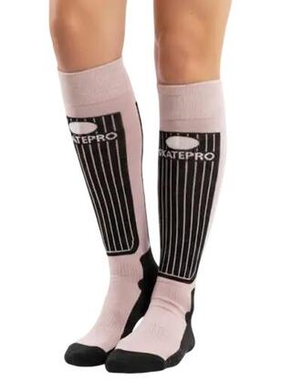 SkatePro Merino Skisocken - Pink - 37-39