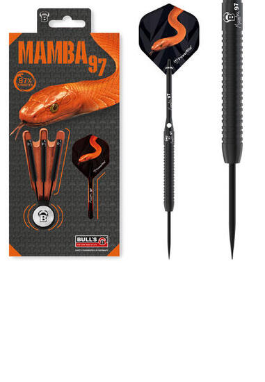 Darts Steeldarts unisex - Mamba 97 M2 Dartpfeile 97% Tungsten Darts-Set Profi