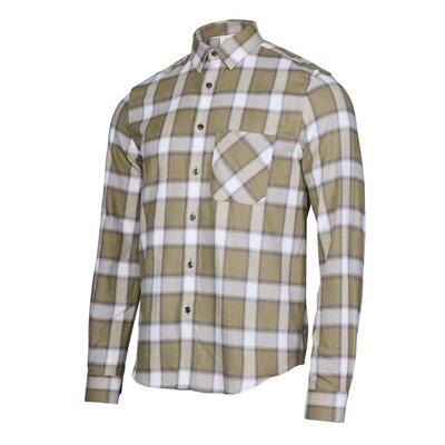 Camicia casual da uomo a quadri P - R.O.D. A quadri kaki