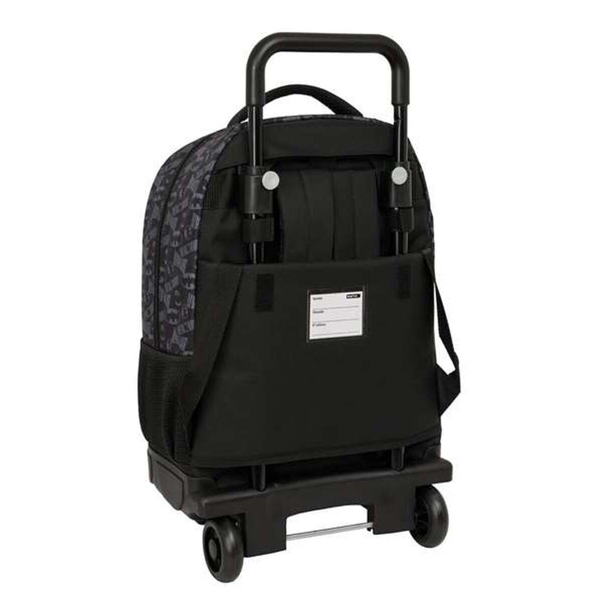 Mochila Escolar com Rodas BATMAN Preto 2/2