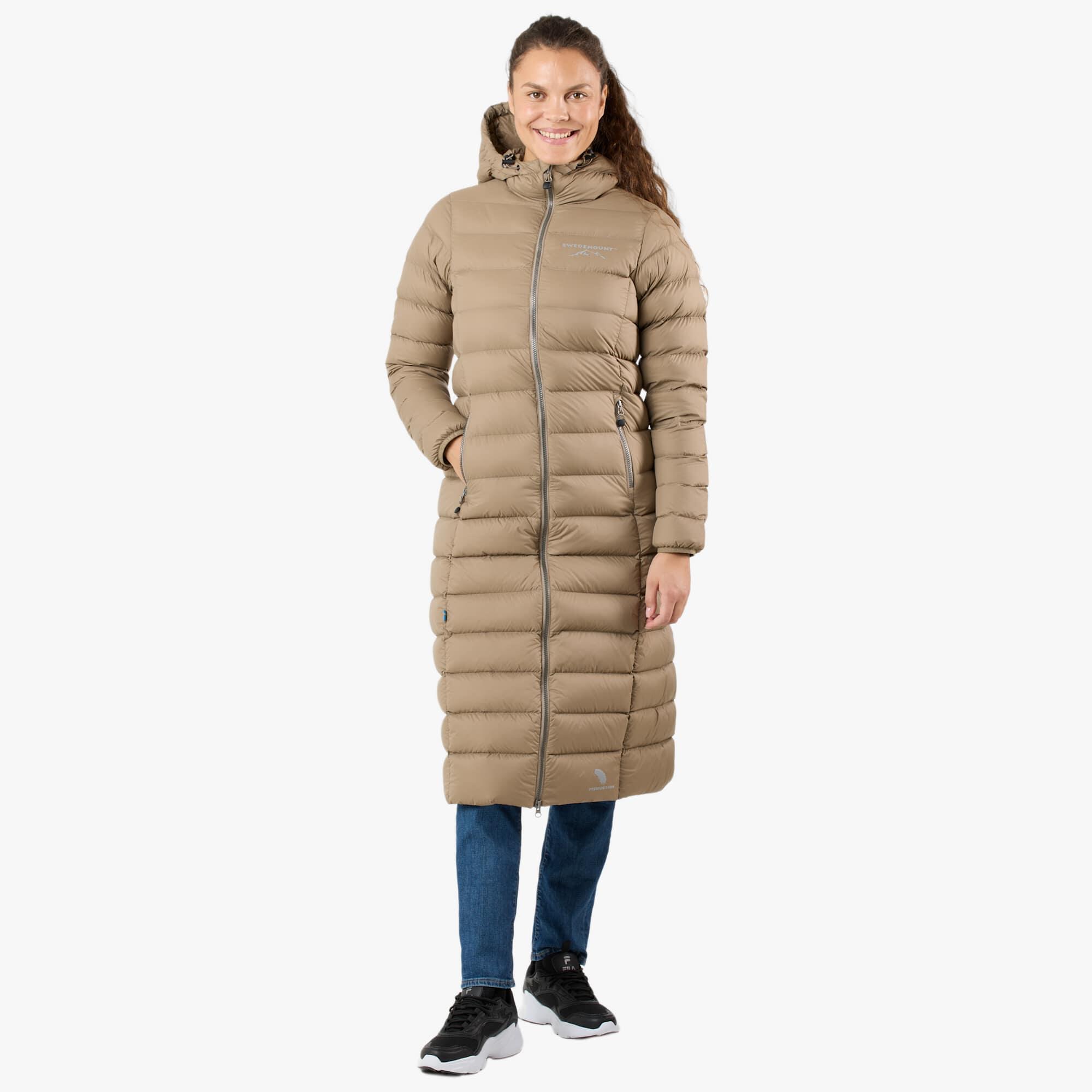 Giacca a vento da trekking donna idrorepellente antivento Östersund Long 3/8