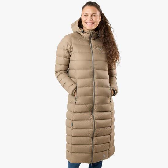 Doudoune randonnée femme déperlante coupe-vent respirante Östersund Long