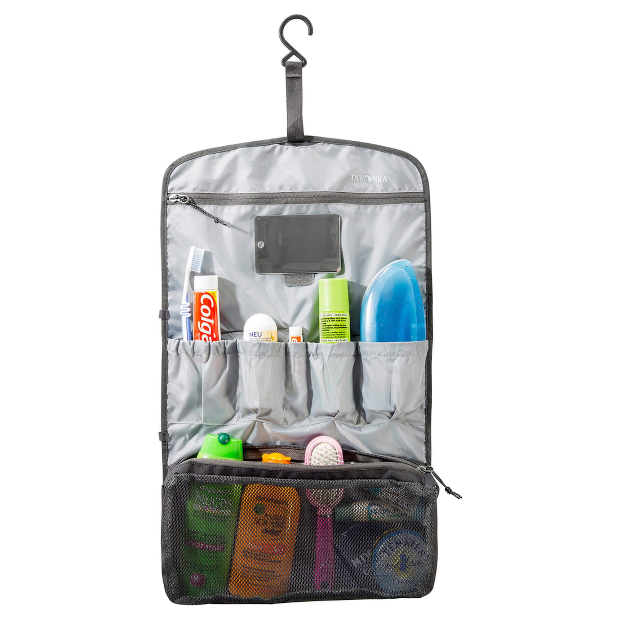 Trousse de toilette Tatonka Travelcare Titan Grey 32x17x4 cm légère, déperlante 5/7