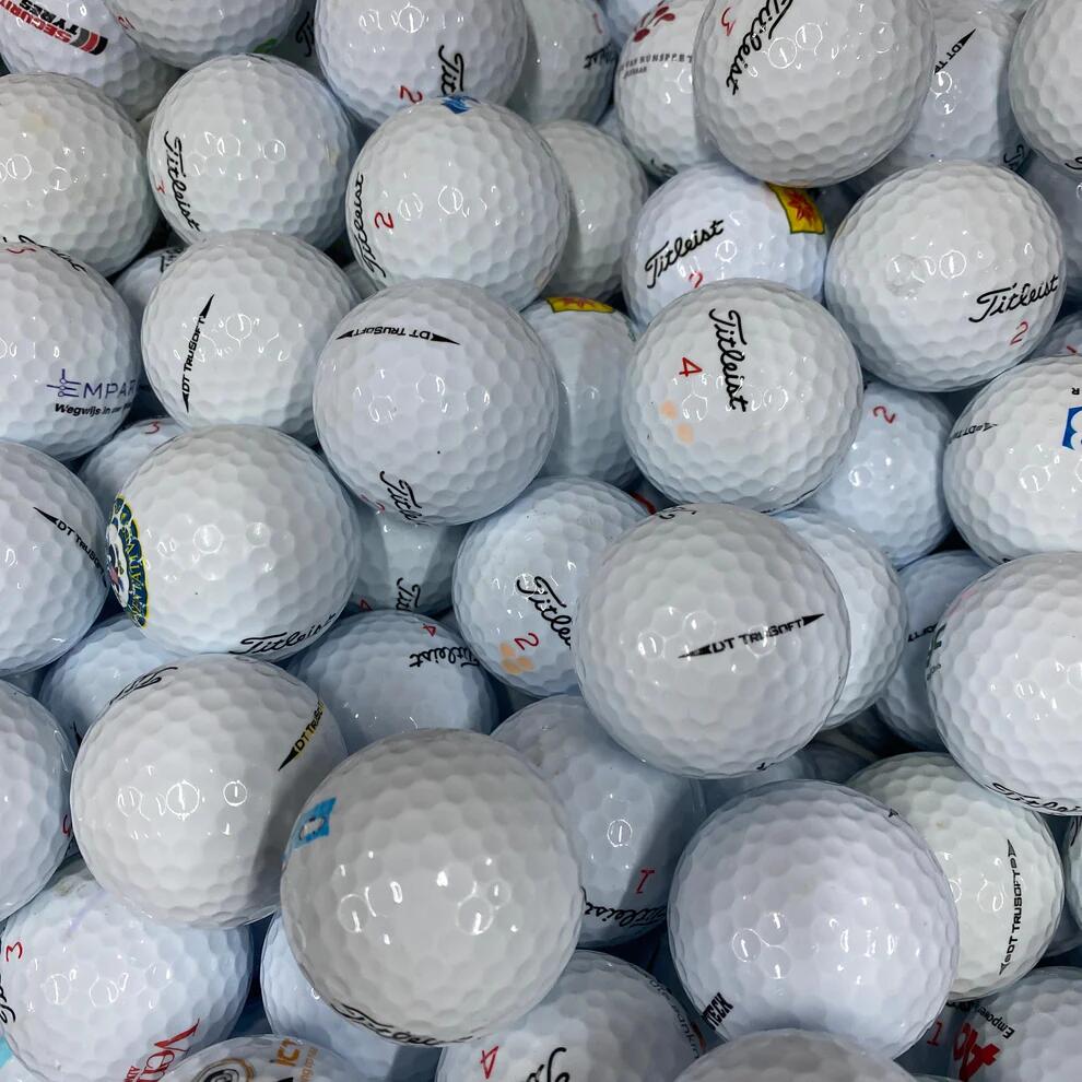 24 Balles de Golf Titleist DT TruSoft d’Occasion – Qualité AAAA – Lakeballs 2/2