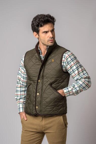 CHALECO MELTON VERDE 3/5
