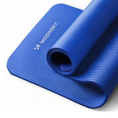 Wozinsky mat (gymnastiek en yoga), blauw, 181x63x0,9 cm.