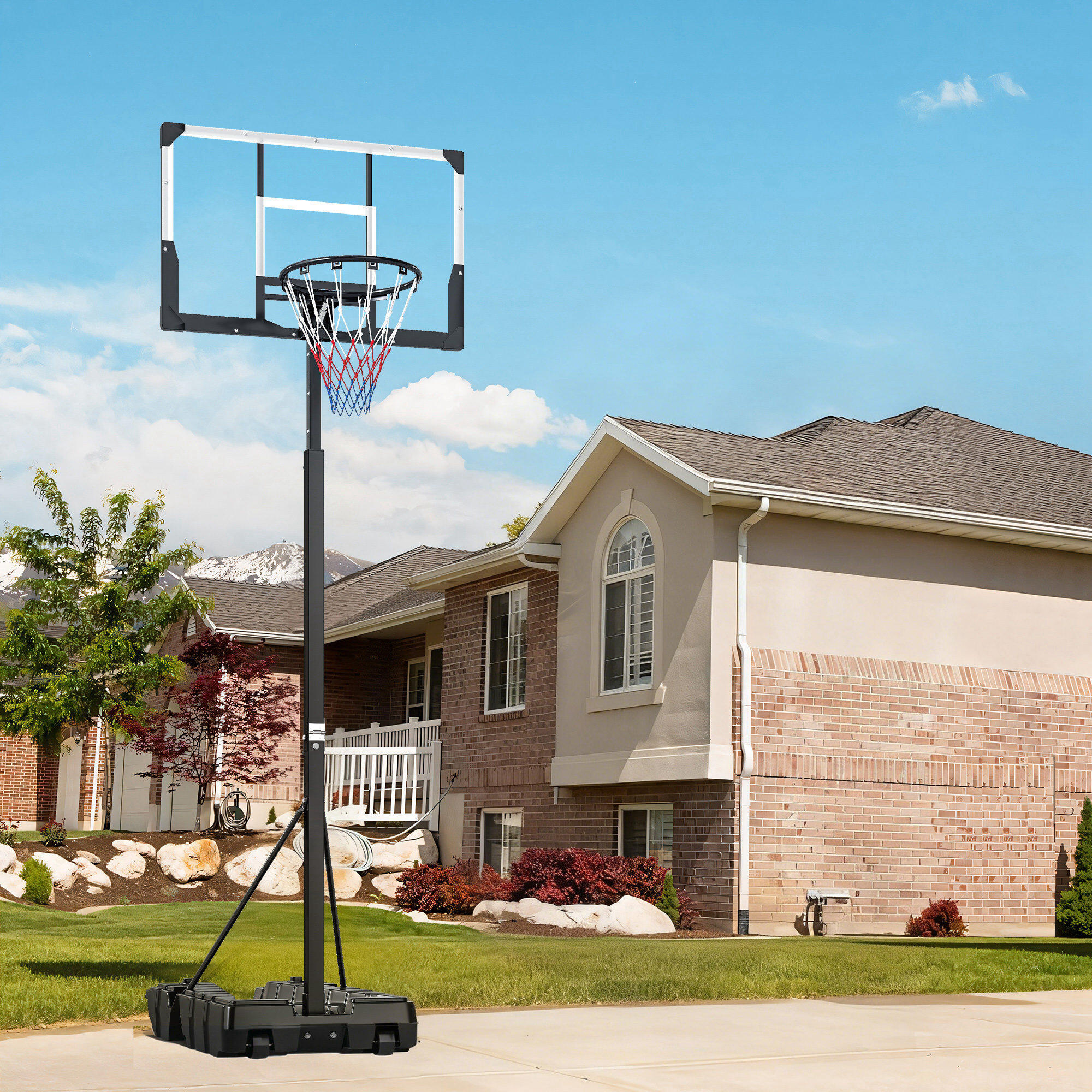 Cesta de Basquetebol SPORTNOW Preto 2/5