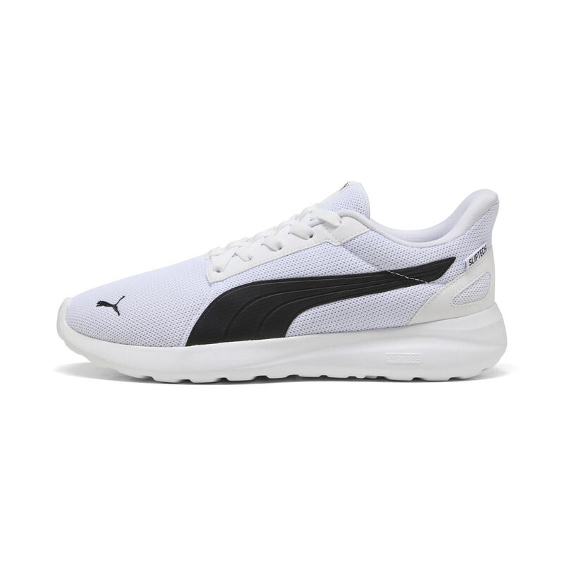 Încălțăminte adulți ușoară, material mesh, Softride Cosmic Sliptech, alb PUMA