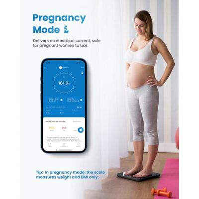 Renpho Bilancia Pesapersone Smart Bluetooth ELIS 2 Nero LED 180 kg