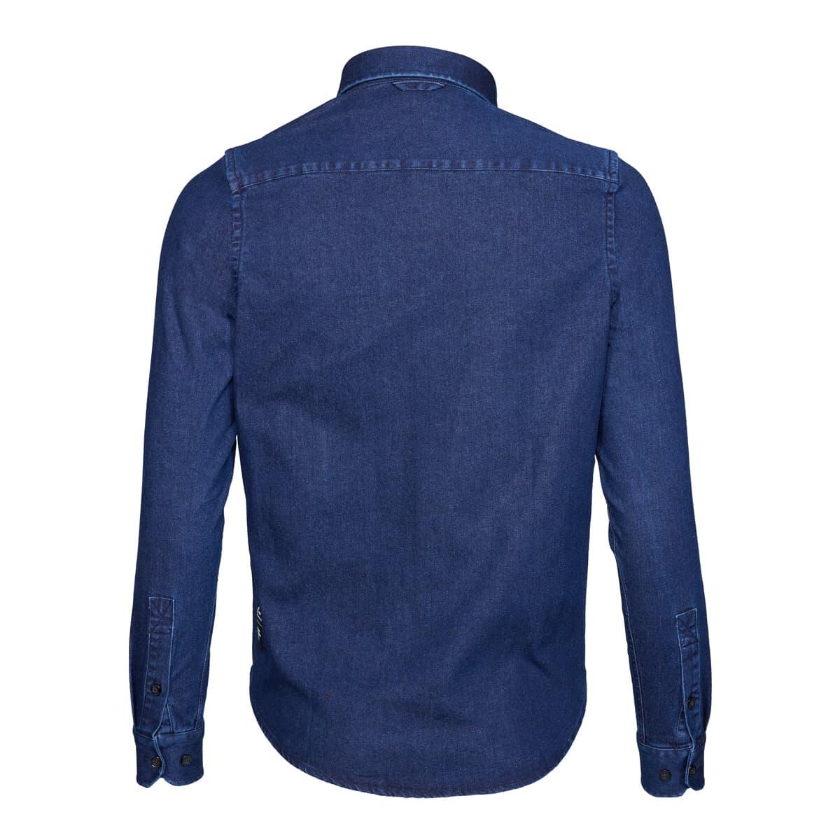 Chemise en jeandécontractée pour femme P-BLUE JEAN W en denim bleu 2/3