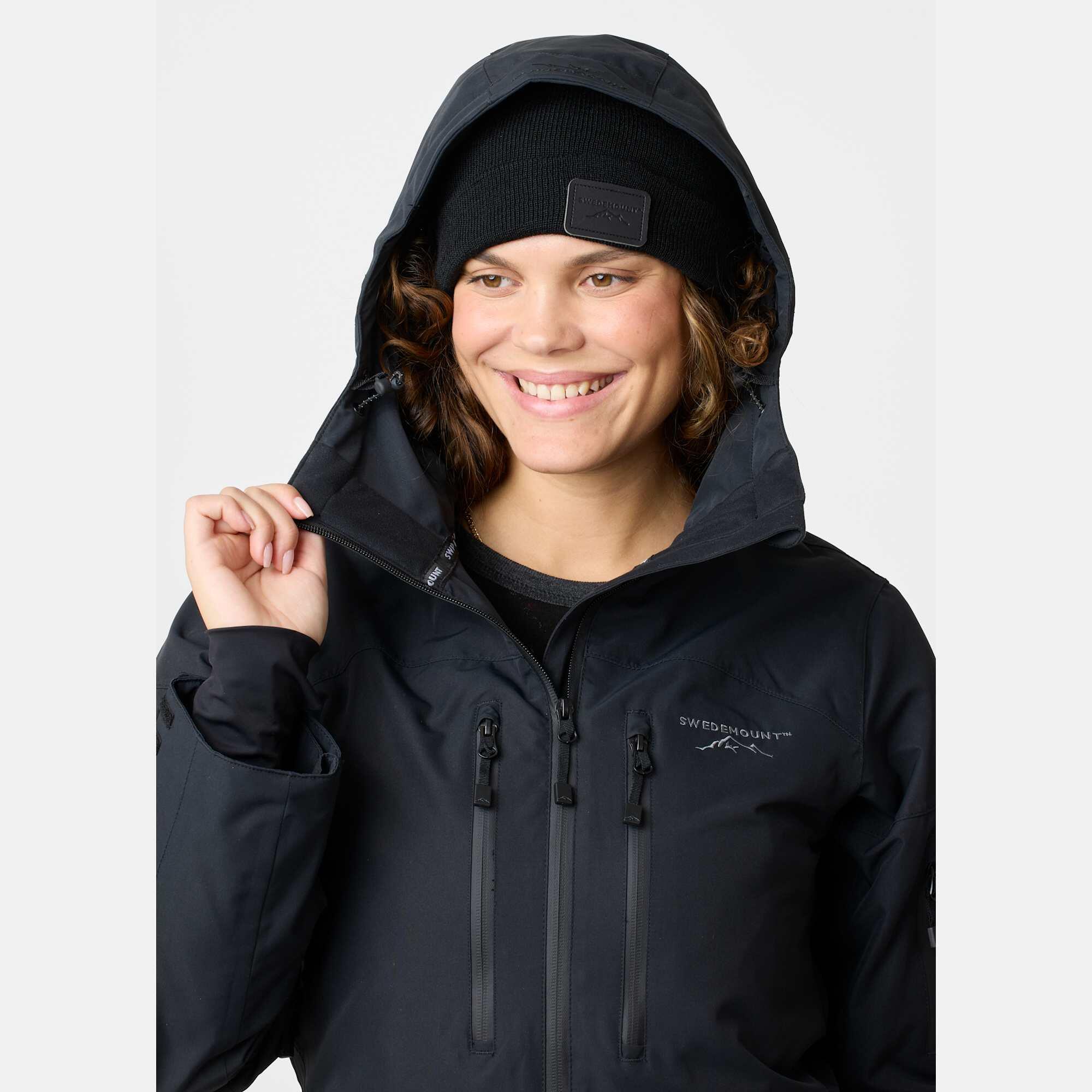 Women skiing winter overall waterproof windproof breathable freeride skisuit 5/7