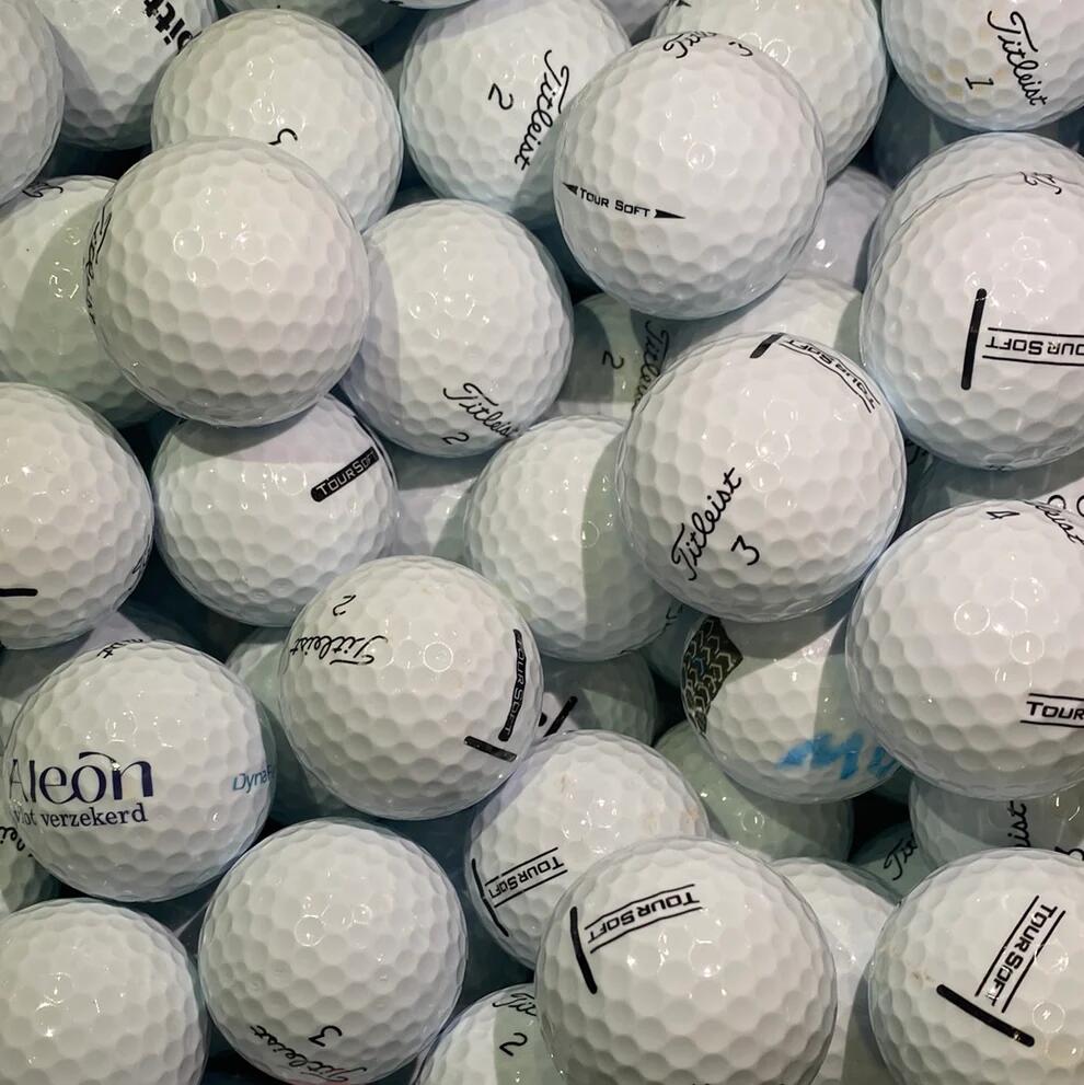 24 Balles de Golf Titleist Tour Soft d’Occasion – Qualité AAAA – Lakeballs 2/2