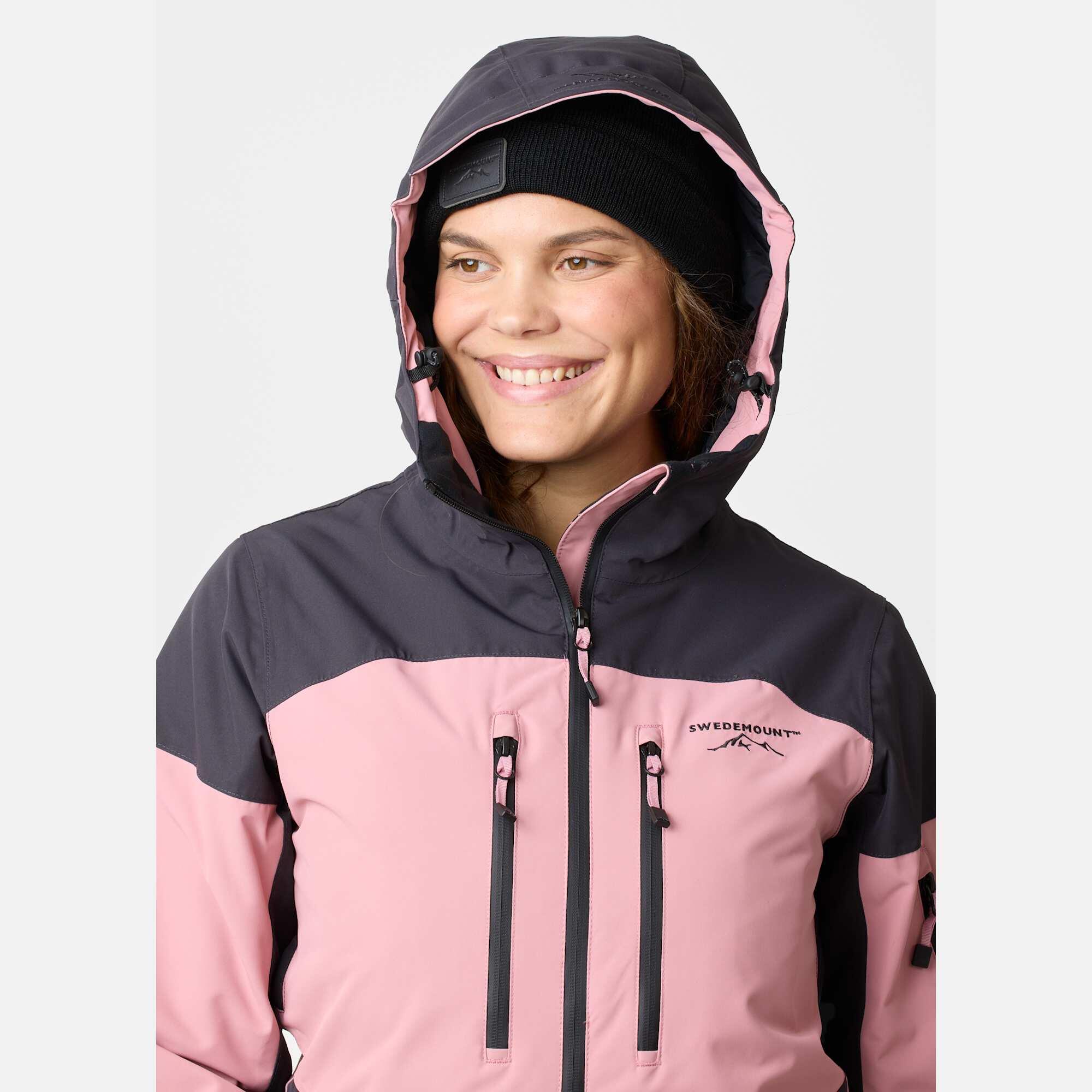 Women skiing winter overall waterproof windproof breathable freeride skisuit 5/7