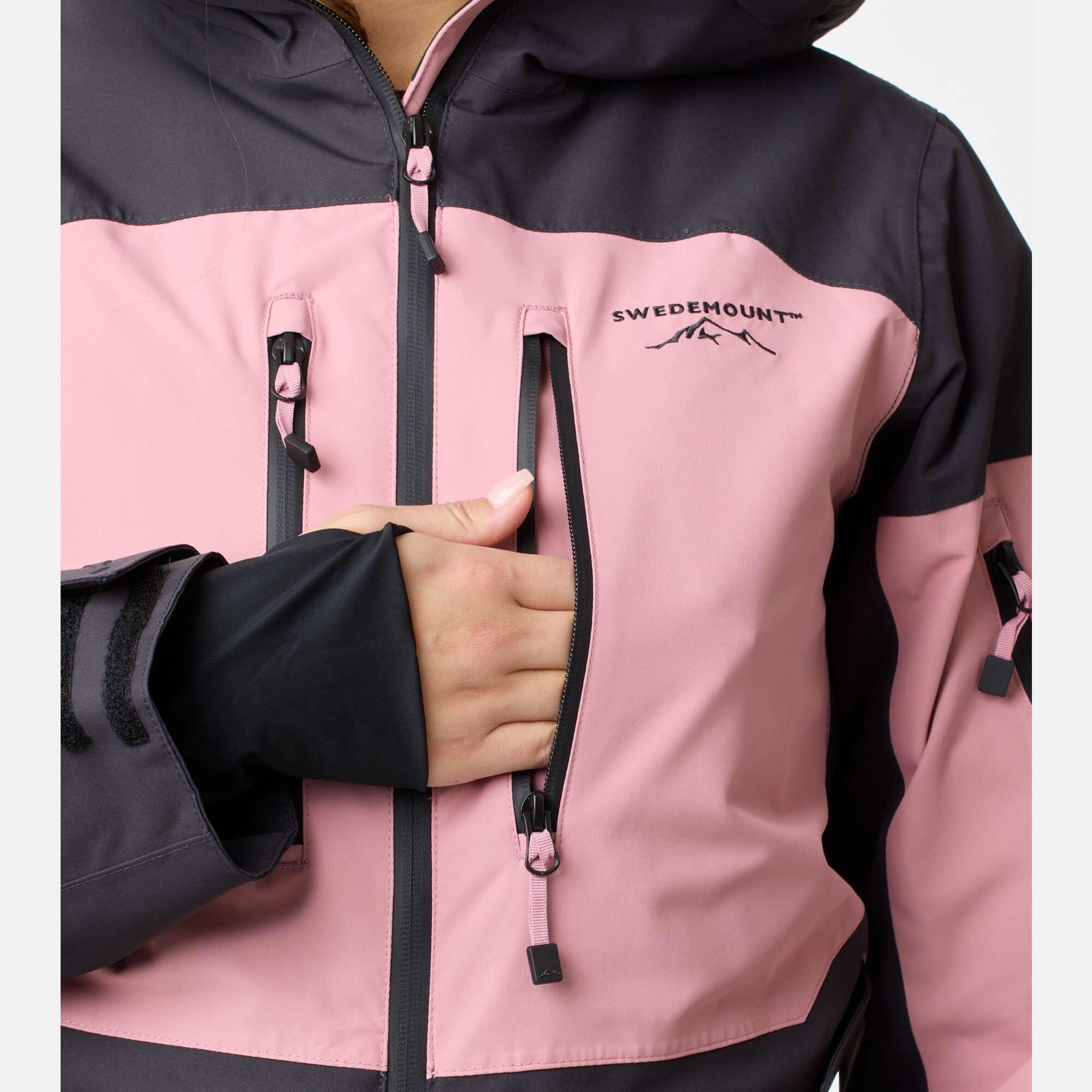 Women skiing winter overall waterproof windproof breathable freeride skisuit 7/7