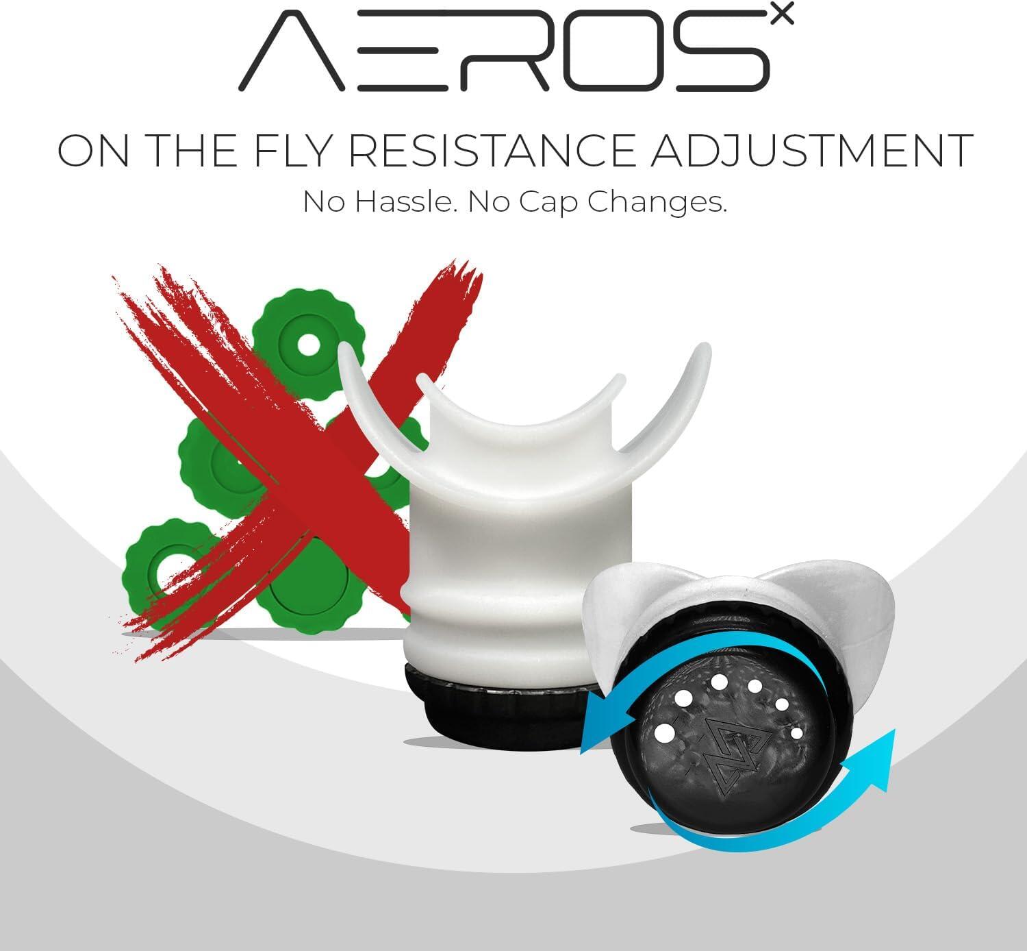 Máscara de treino AEROS x Treinador de resistência respiratória 3/3