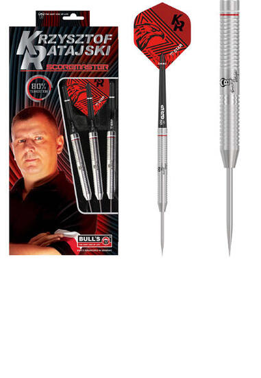 Darts Steeldarts unisex - Krzysztof Ratajski Scoremaster Dartpfeile Darts-Set
