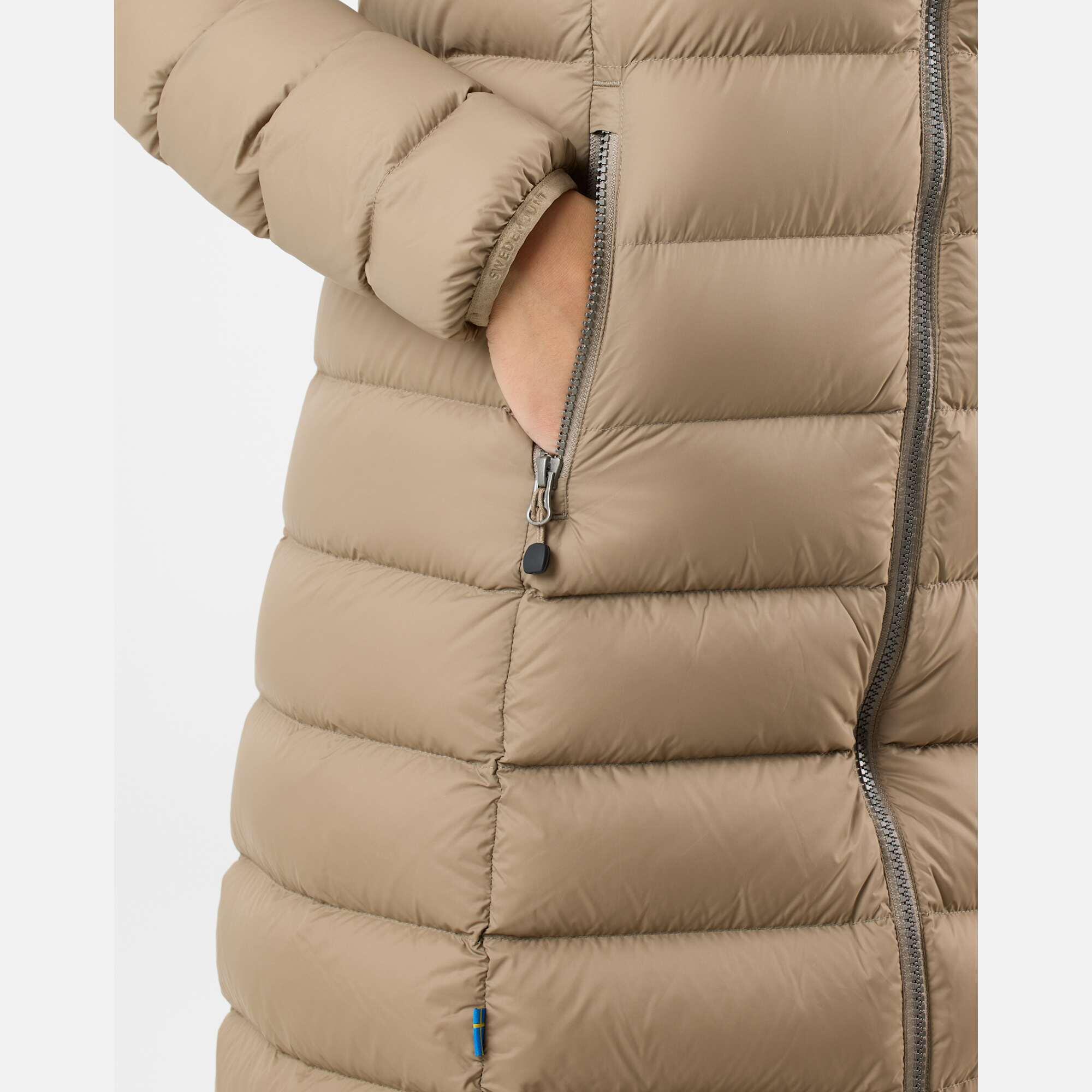 Giacca a vento da trekking donna idrorepellente antivento Östersund Long 6/8