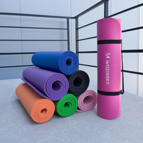 Wozinsky pinke Gymnastik-/Yogamatte, 181 x 63 x 0,9 cm 6/7