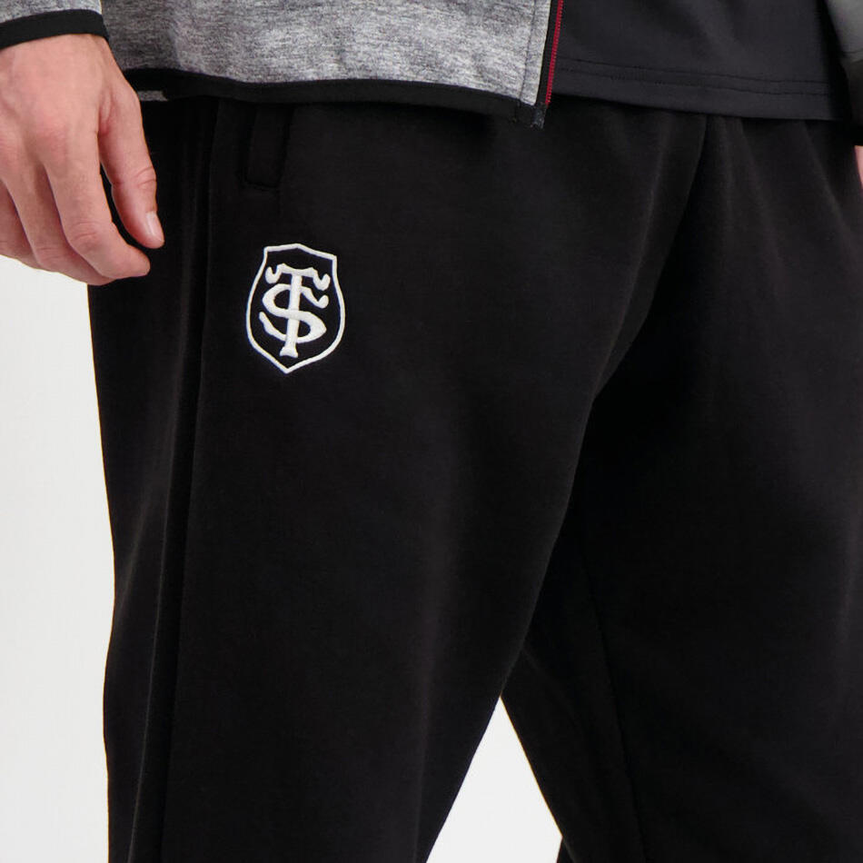 Pantalon Jogging pour homme Adi Stade Toulousain Rugby Noir 3/4