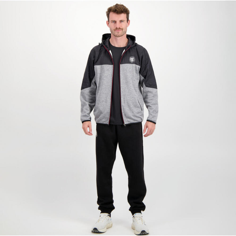 Pantalon Jogging pour homme Adi Stade Toulousain Rugby Noir 4/4