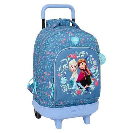 Mochila Escolar con Ruedas DISNEY FROZEN Azul