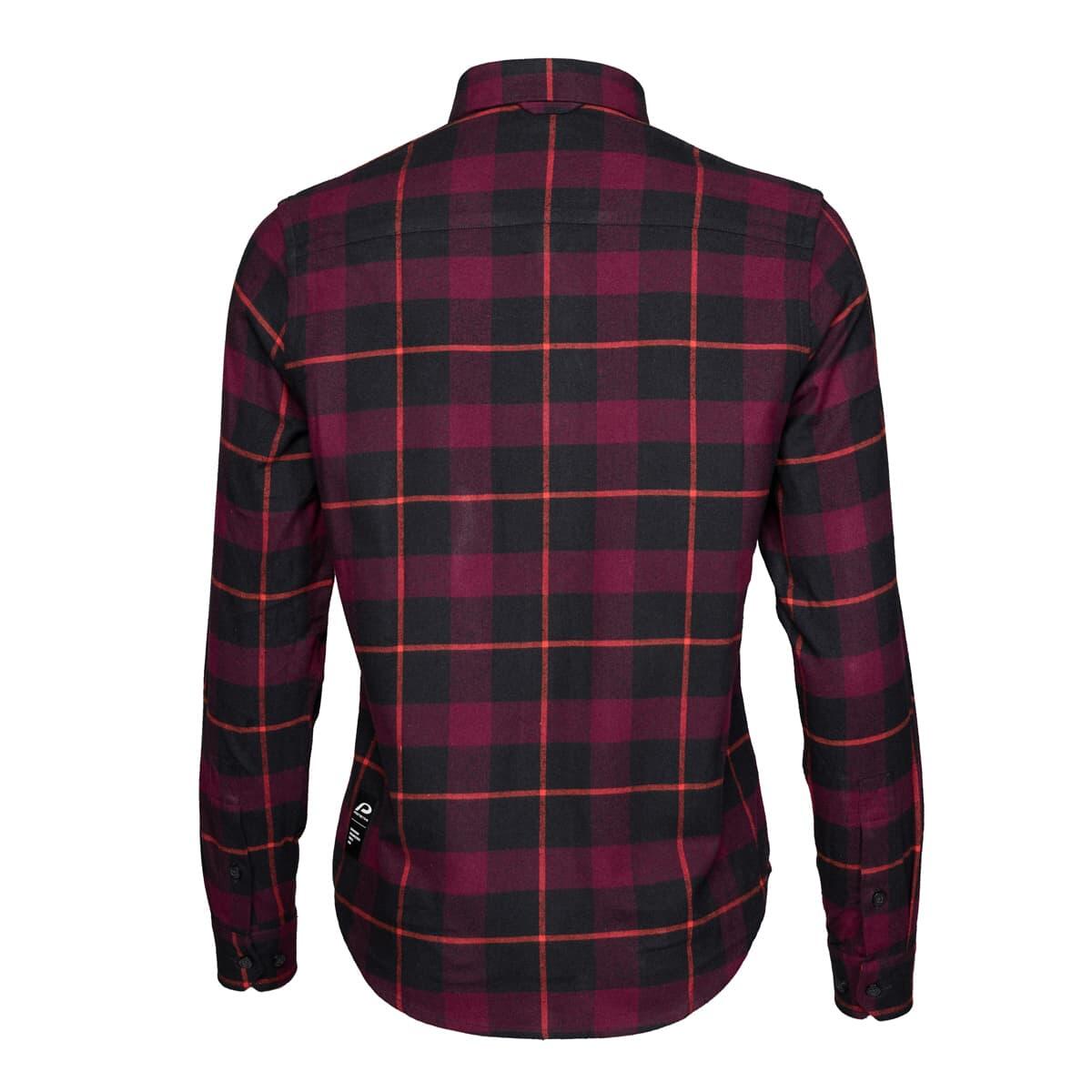Chemise en flanelle féminine à carreaux P - R.O.D Checker vin à carreaux 3/3