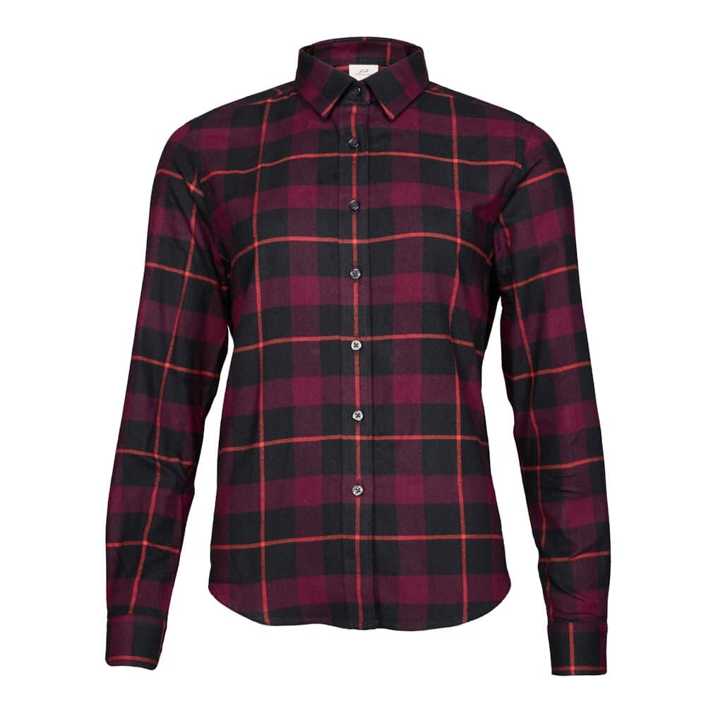 Chemise en flanelle féminine à carreaux P - R.O.D Checker vin à carreaux 2/3