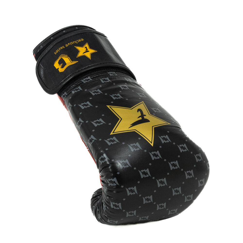 Fairtex x Booster FXB BG (Kick)bokshandschoenen - Star BL/WR - 14 oz 7/7