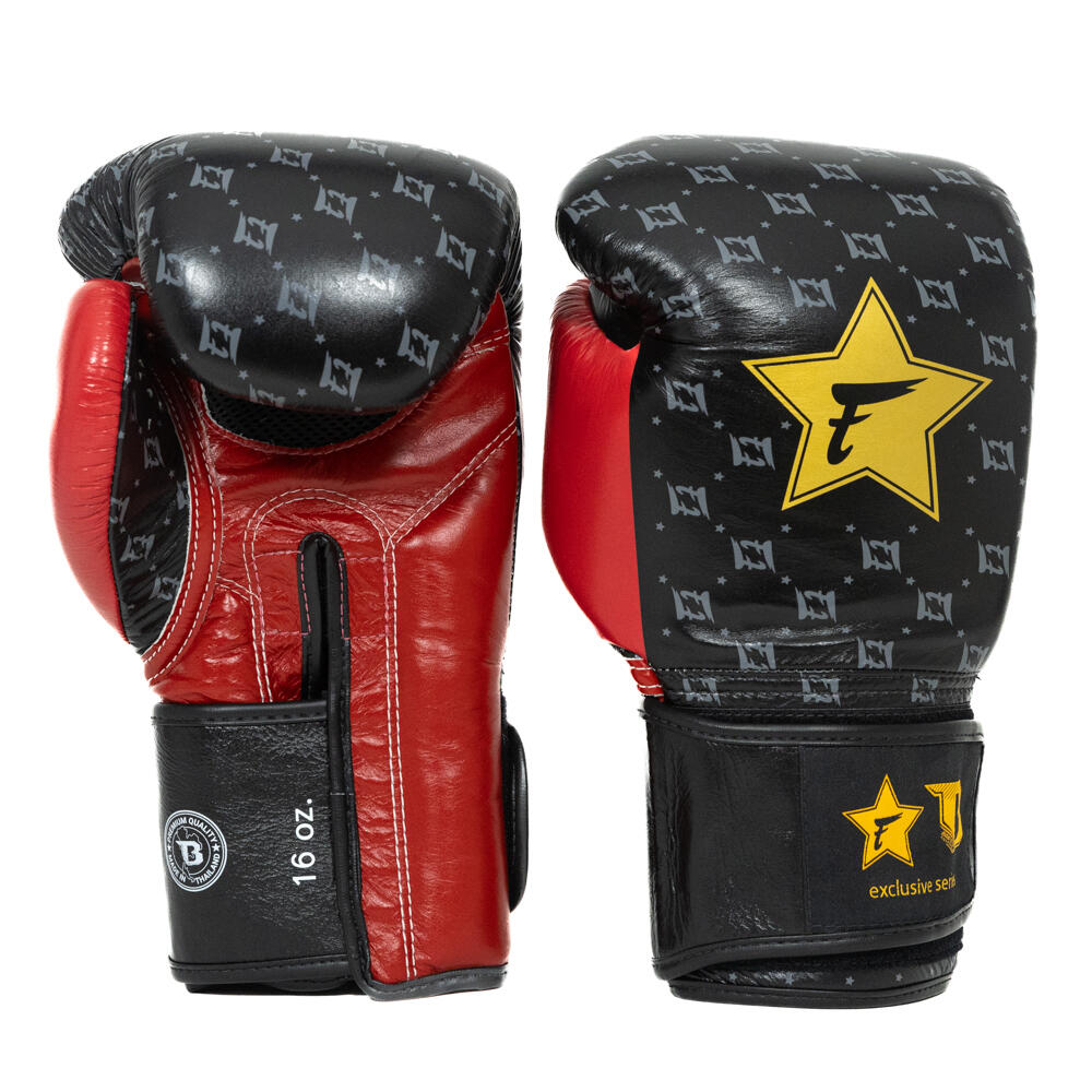 Fairtex x Booster FXB BG (Kick)bokshandschoenen - Star BL/WR - 14 oz 3/7