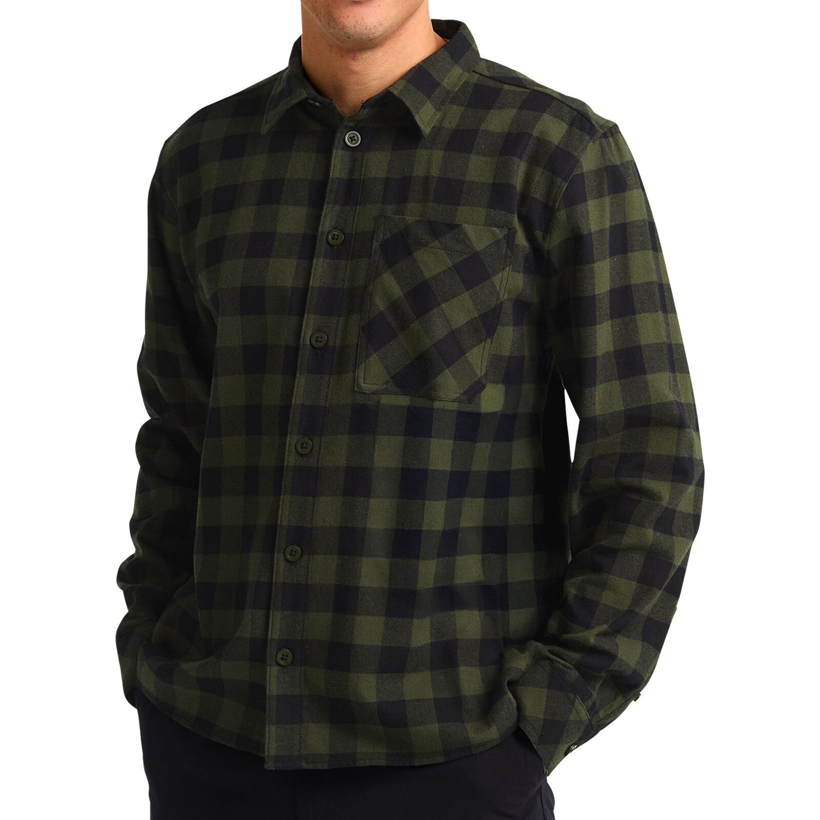 Hemd weich bequem pflegeleicht Herren - Lite Flannel Shirt M 2/6